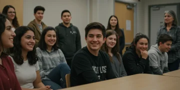 Diverse teenagers in a supportive group setting, representing adolescent mental health