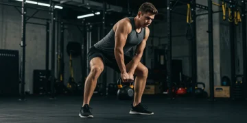 Functional Strength 2025: 10-Week Program for Performance & Resilience Athlete performing kettlebell swing for functional strength