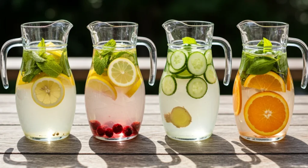 Hydration Hacks: 4 Flavorful Infused Water Recipes to Boost Daily Intake