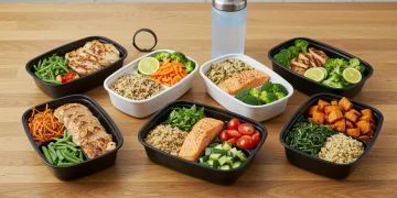 Seven high-protein meal prep containers for athletes in the US, boosting recovery.