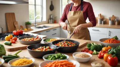 Healthy recipes for busy days: 15-minute meals